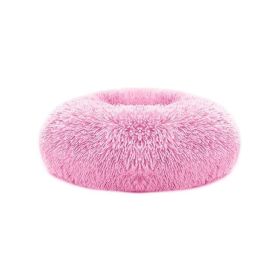 Soft Warm Puppy Cat Bed Dog Cozy Nest for S/M Dog (Color: PINK, size: O/S)